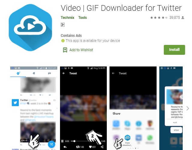 Video GIF Downloader for Twitter