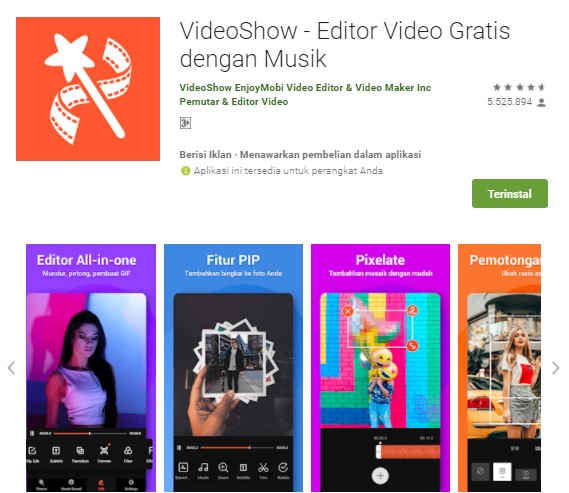VideoShow Aplikasi Video Bokeh di Android