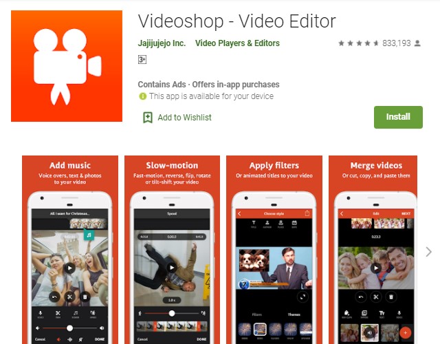 Videoshop Video Editor 1