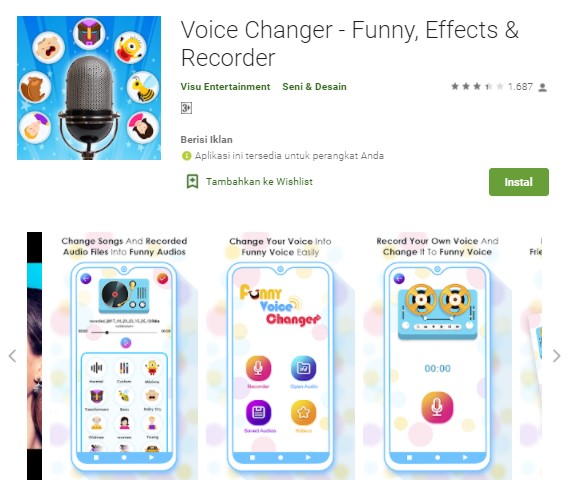 Voice Changer Funny Effects Recorder