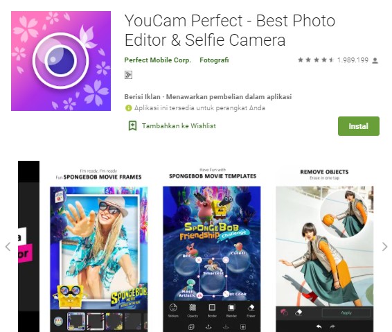 YouCam Perfect Aplikasi Edit Foto Terbaik YouCam Perfect Aplikasi Edit Foto Terbaik