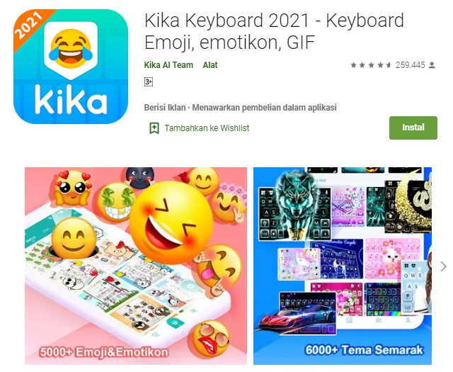 apk Kika Keyboard