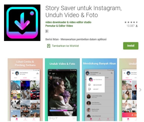 apk Story Saver untuk Instagram