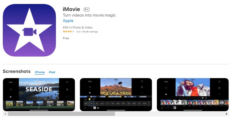 iMovie