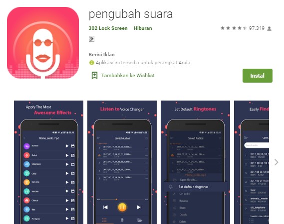 pengubah suara by 302 lock screen pengubah suara by 302 lock screen