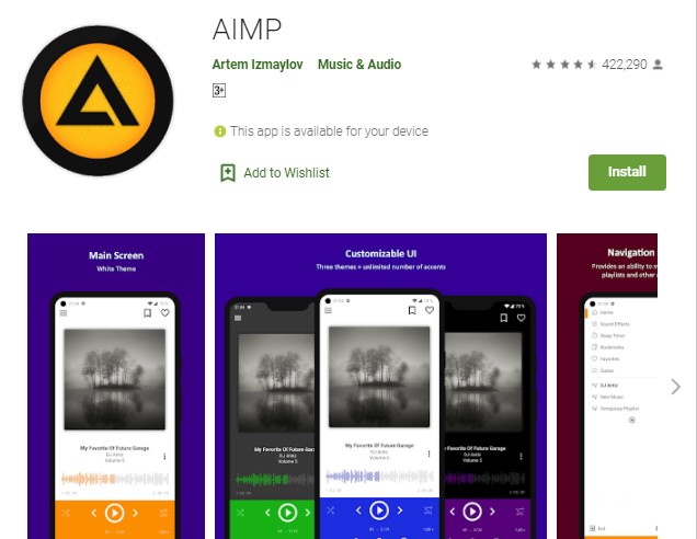AIMP Aplikasi Pemutar Musik