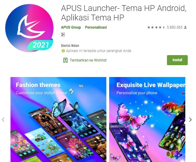 APUS Launcher Aplikasi Launcher Terbaik di Android