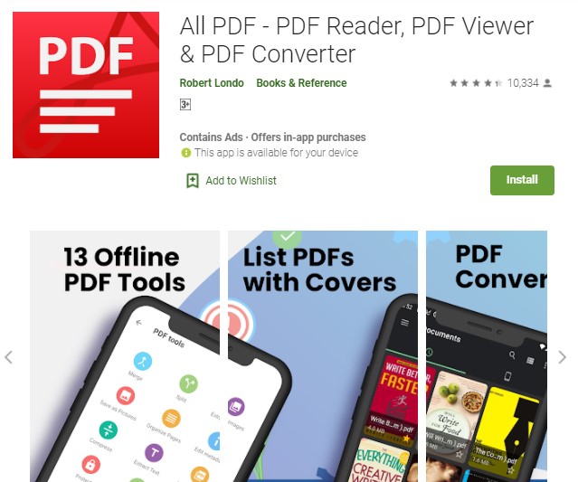 All PDF PDF Reader PDF Viewer PDF Converter