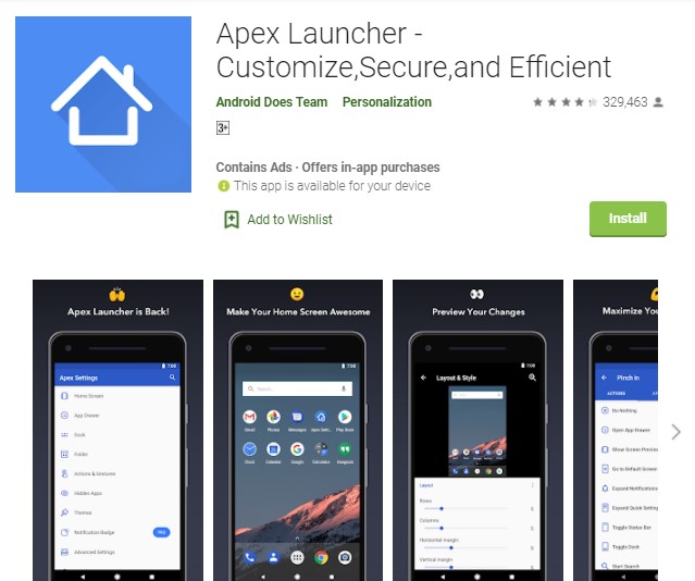 Apex Launcher Aplikasi Untuk Menyembunyikan Aplikasi Lain