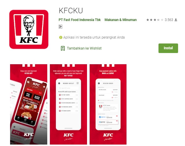 Aplikasi KFC