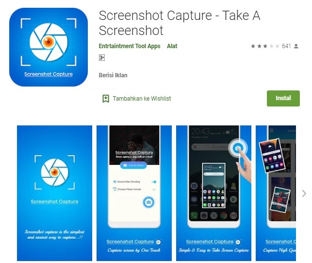 Aplikasi screenshot untuk hp Oppo A3s Aplikasi screenshot untuk hp Oppo A3s