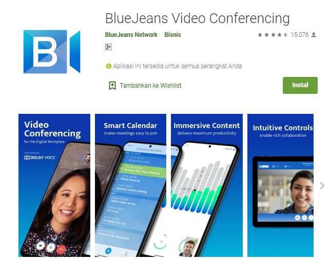 Aplikasi video conference yang aman