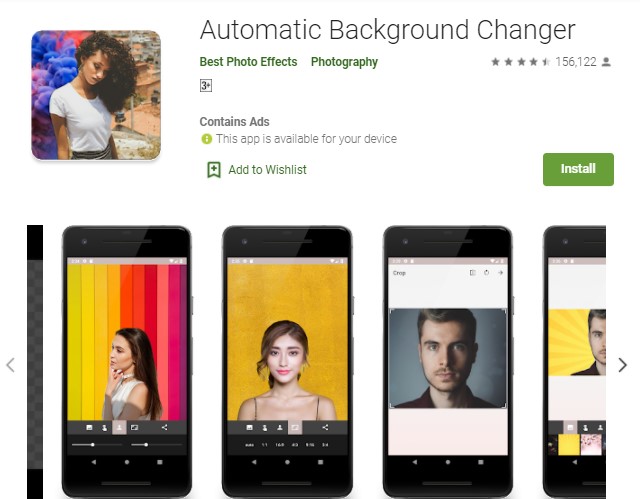 Automatic Background Changer