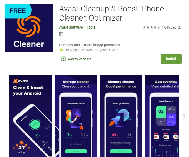 Avast Cleanup