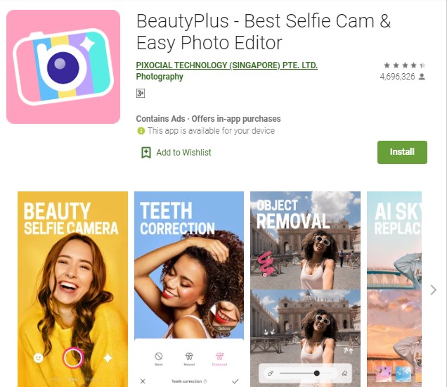 BeautyPlus Aplikasi Kamera Selfie yang Dipakai Artis