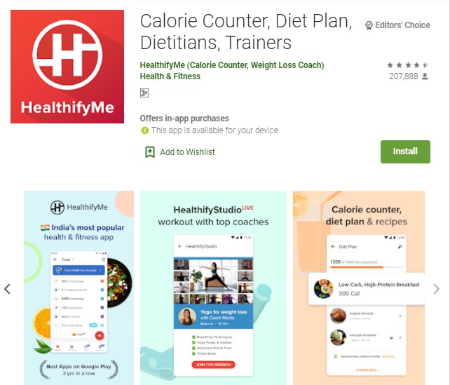Calorie Counter Diet Plan Dietitians Trainers
