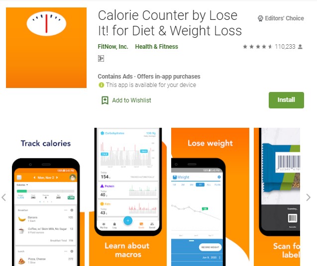 Calorie Counter by Lose It