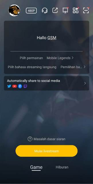 Cara live di Nimo TV dapat uang