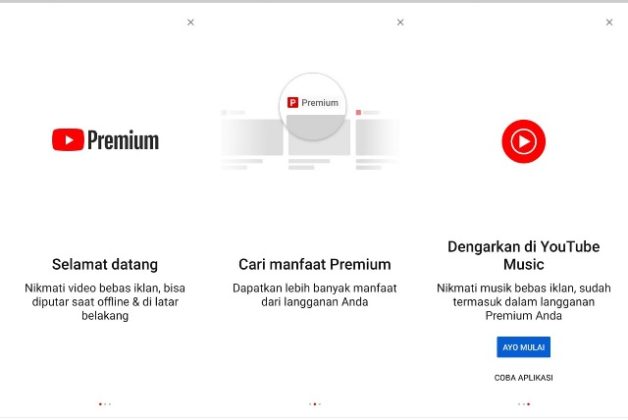 Cara mendapatkan YouTube Premium gratis