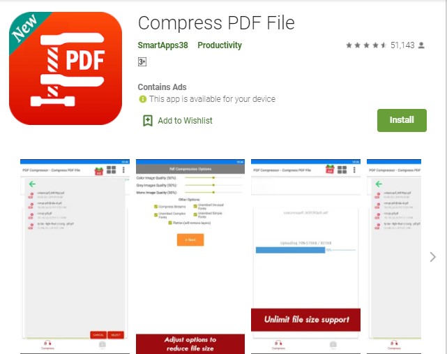 Compress PDF File