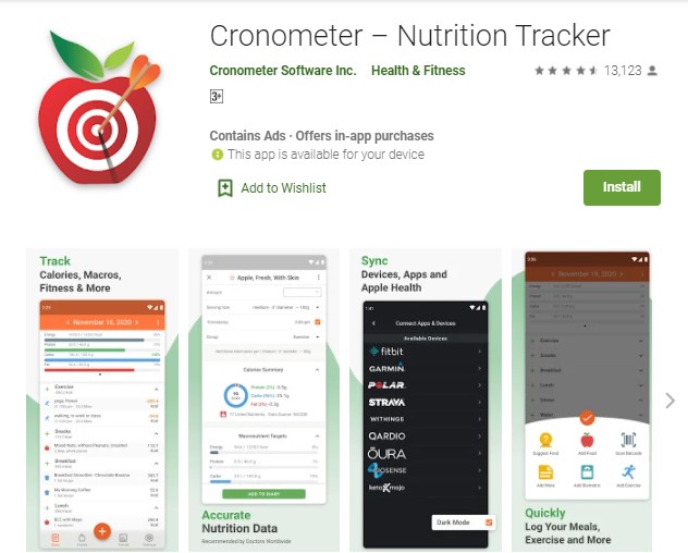 Cronometer – Nutrition Tracker