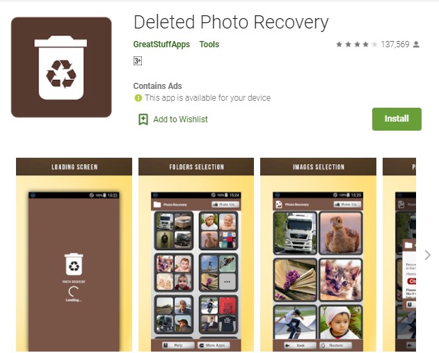 Deleted Photo Recovery