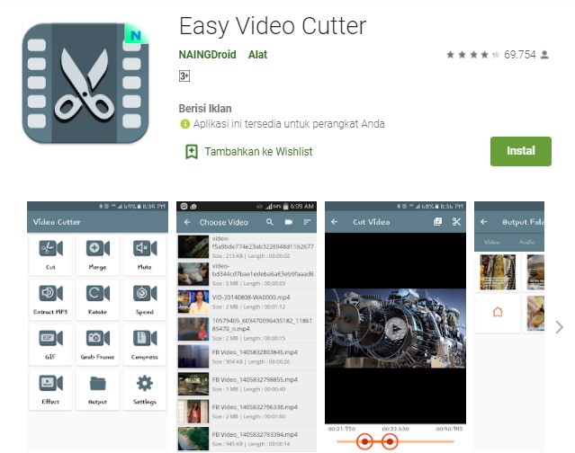 Easy Video Cutter Aplikasi untuk Memotong Video