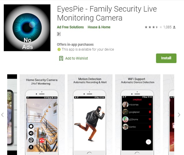 EyesPie Aplikasi CCTV HP