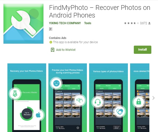 FindMyPhoto – Recover Photos on Android Phones