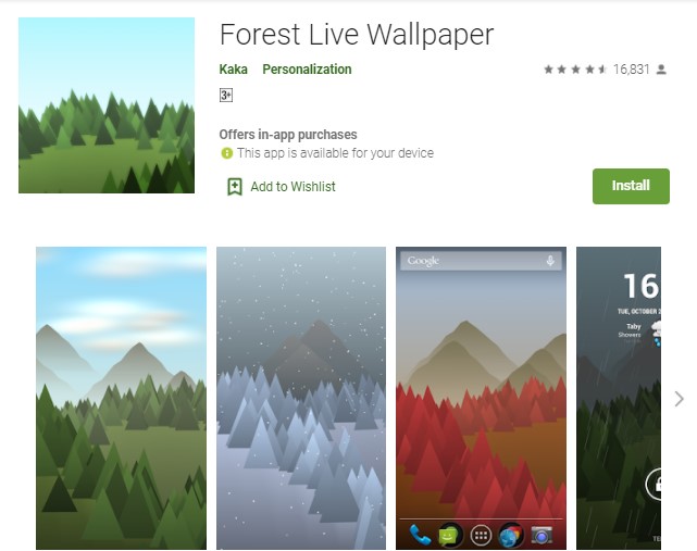 Forest Live Wallpaper