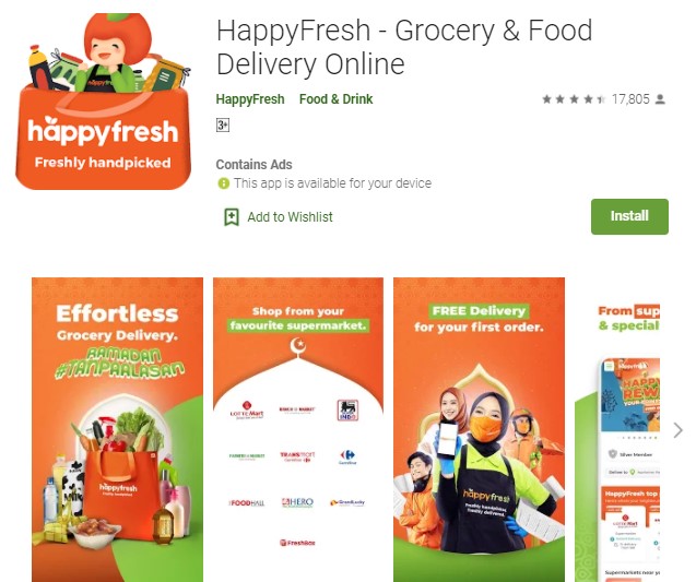 HappyFresh Aplikasi Belanja Sayur Online Terpopuler