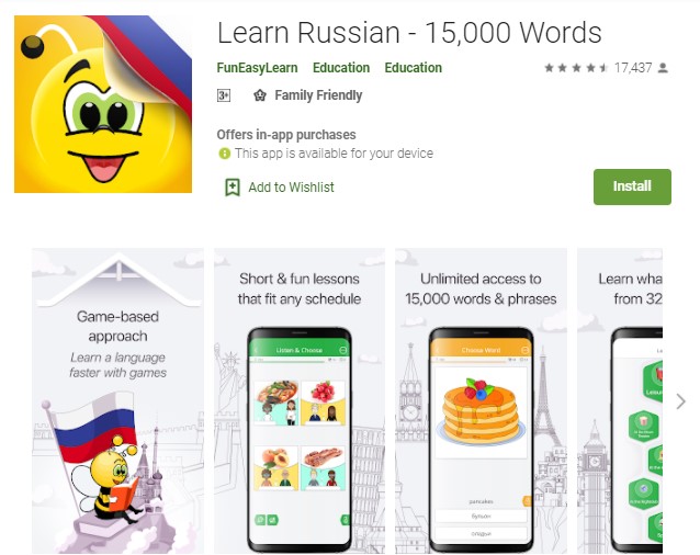 Learn Russian 15000 Words