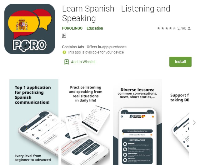 Learn Spanish – Listening and Speaking