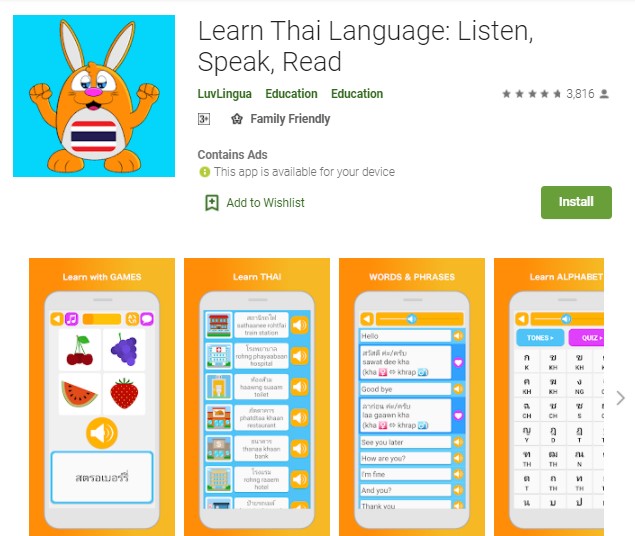 Learn Thai Language Listen Speak Read Aplikasi Belajar Bahasa Thailand Offline Learn Thai Language Listen Speak Read Aplikasi Belajar Bahasa Thailand Offline