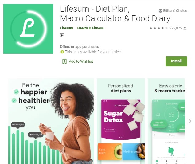 Lifesum Aplikasi Penghitung Kalori