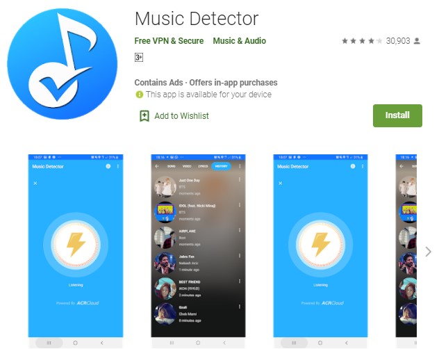 Music Detector Aplikasi Pendeteksi Judul Lagu