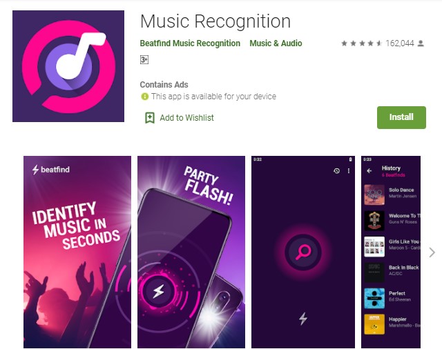 Music Recognition Aplikasi Pendeteksi Lagu