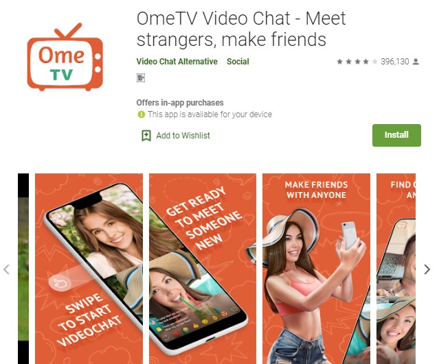 OmeTV Video Chat Aplikasi Video Call Random Terbaik