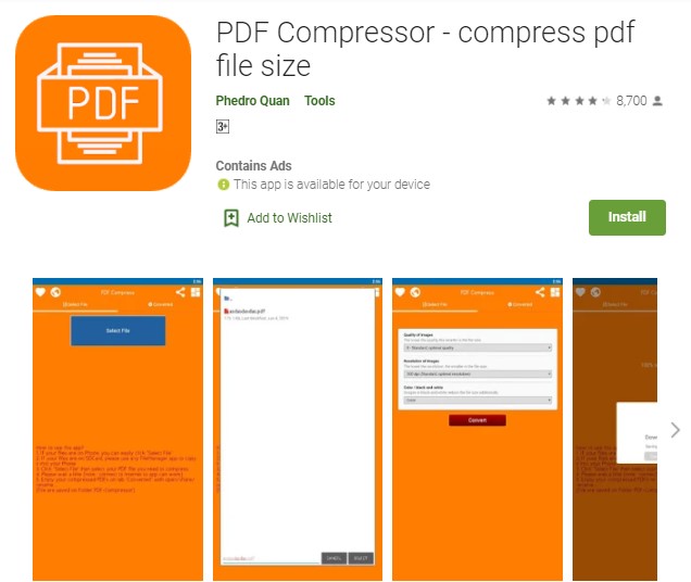 PDF Compressor compress pdf file size