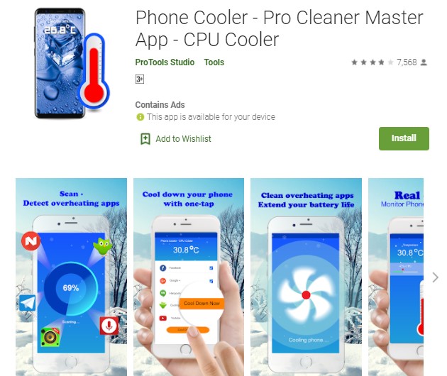 Phone Cooler Aplikasi Pendingin HP Gratis