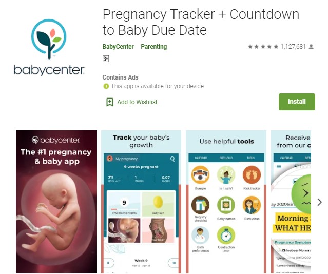 Pregnancy Tracker Countdown to Baby Due Date