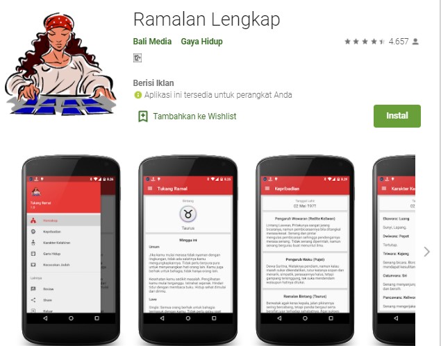 Ramalan Lengkap Aplikasi Ramalan Jodoh