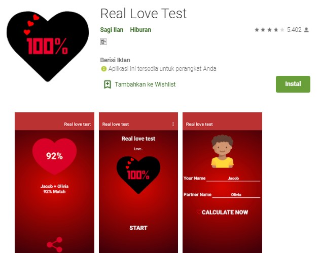 Real Love Test