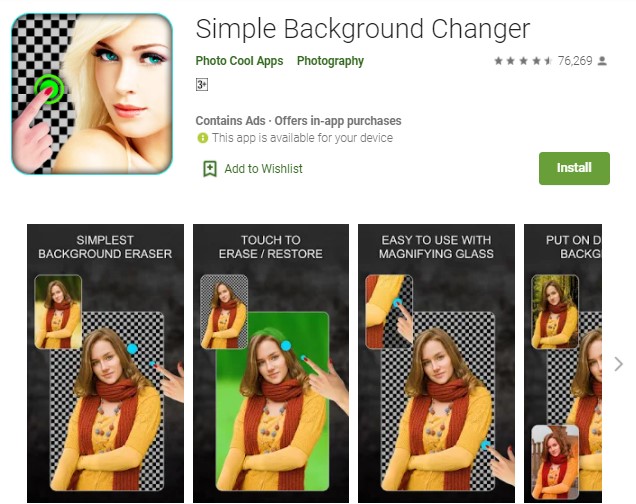 Simple Background Changer Aplikasi Edit Background Foto
