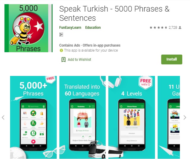 Speak Turkish – 5000 Phrases Sentences Speak Turkish – 5000 Phrases Sentences