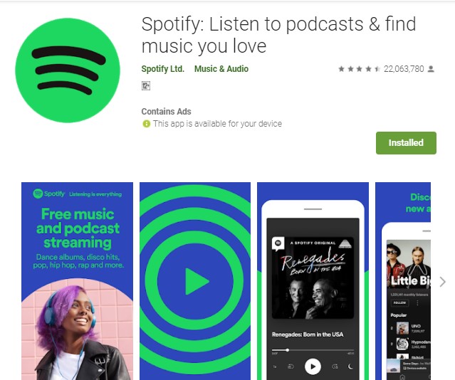 Spotify Aplikasi Podcast Indonesia Gratis