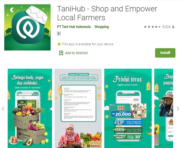 TaniHub Aplikasi Belanja Sayur Online di HP