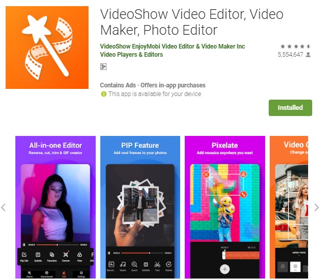 VideoShow Aplikasi Untuk Memotong Video di Android