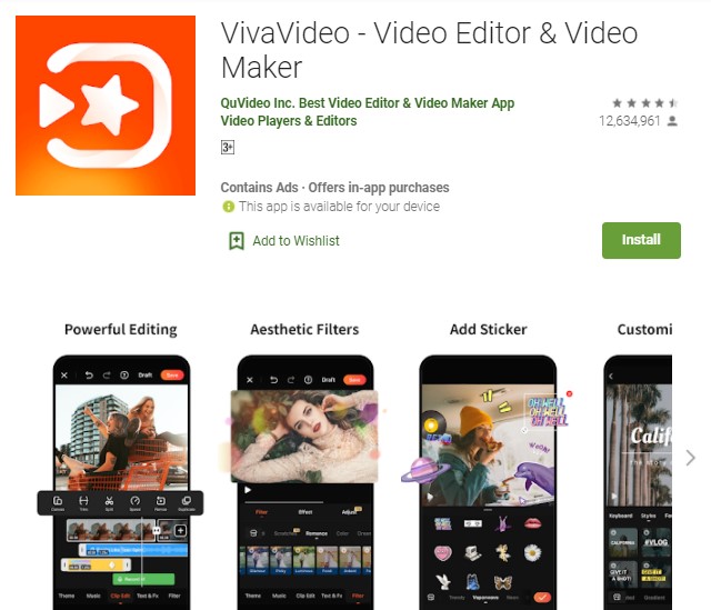 VivaVideo Video Editor Video Maker