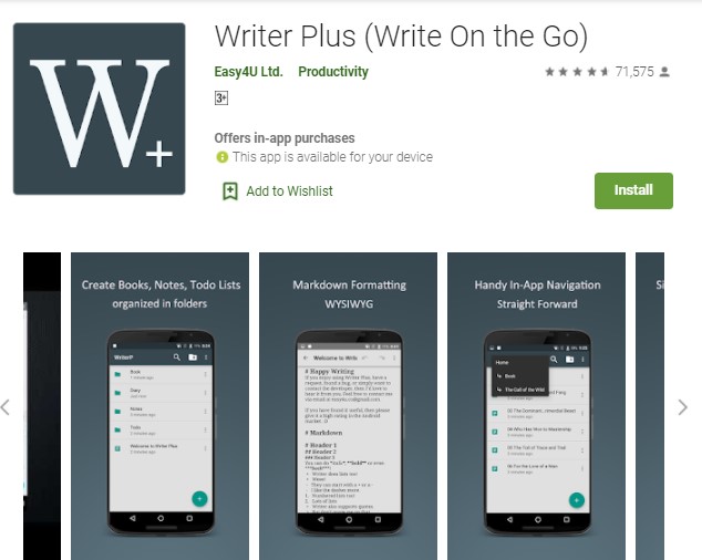 Writer Plus Aplikasi Menulis Novel Writer Plus Aplikasi Menulis Novel
